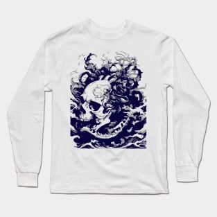 skull octopus Long Sleeve T-Shirt